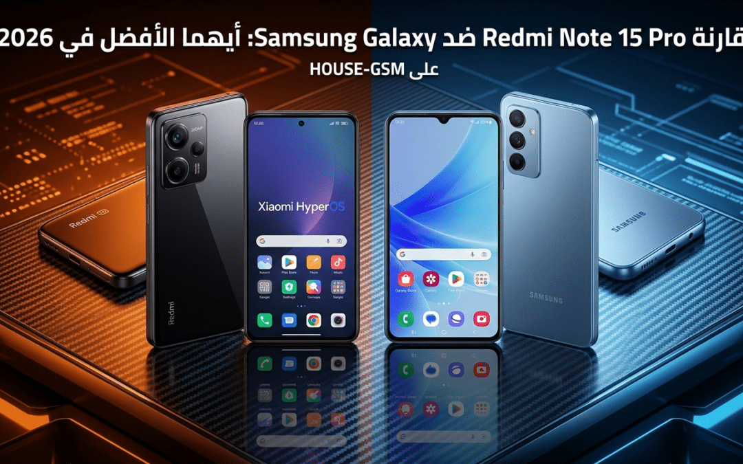 مقارنة شاومي Redmi Note 15 Pro ضد Samsung Galaxy A57: أيهما الأفضل في 2026